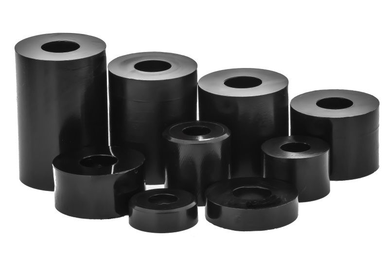 Entretoise Noire en polyéthylène 20x30x10,5mm