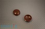 CACHE VIS PLASTIQUE Ø16MM CHOCOLATE BRILLANT