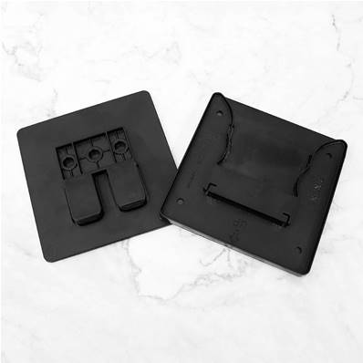 FIXATION INVISIBLE MURAL PIXFIX 100x100mm NOIR