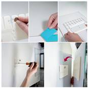 FIXATION INVISIBLE MURALE PIXFIX SAFE 150x200mm