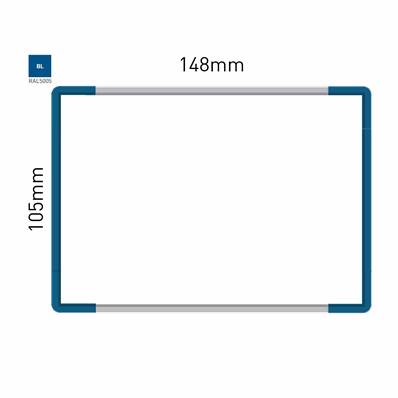 Signalétique Murale RAL5005 105x148mm , Avec Panneau Aluminium