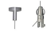 Kit de suspension de câble en acier avec clip et pince