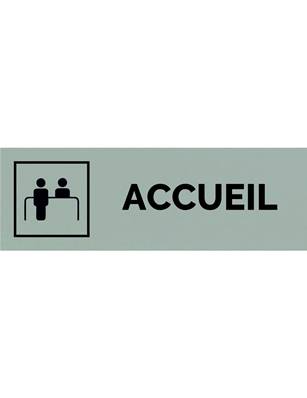 Plaque gravée  ACCUEIL