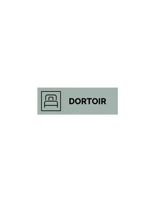 Plaque gravée  DORTOIR
