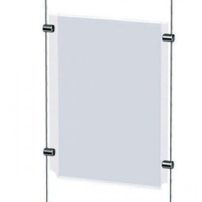 PORTE AFFICHE A3 VERTICAL EN PLEXIGLASS 3MM