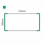 Signalétique Murale RAL6024 105x210mm , Avec Panneau Aluminium