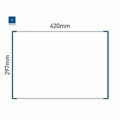 Signalétique Murale RAL5005 297x420mm , Avec Panneau Aluminium