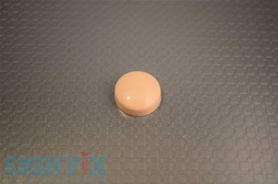 CACHE VIS PLASTIQUE Ø16MM ROSE BEIGE BRILLANT
