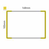 Signalétique Murale RAL1023 105x148mm , Avec Feuille de protection PS