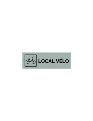 Plaque gravée  LOCAL VELO