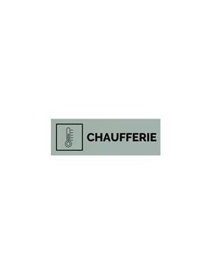 Plaque gravée  CHAUFFERIE