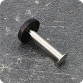 CACHE VIS NOIR Ø5 X 10MM POUR VIS RELIEUR