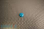 CACHE VIS PLASTIQUE Ø13MM TURQUOISE BRILLANT