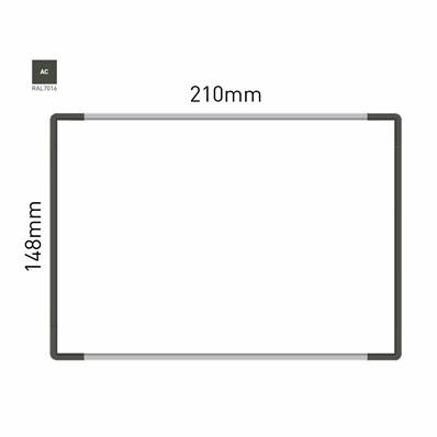 Signalétique Murale RAL7016 148x210mm , Avec Panneau Aluminium