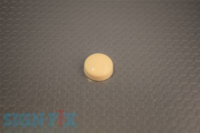 CACHE VIS PLASTIQUE Ø13MM MARL BEIGE BRILLANT