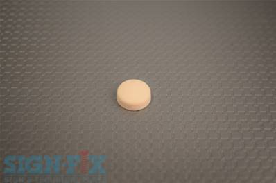 CACHE VIS PLASTIQUE Ø13MM ALMOND IVORY MAT