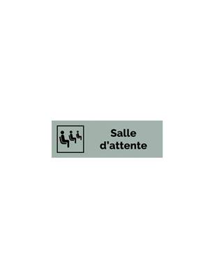 Plaque gravée  SALLE D'ATTENTE