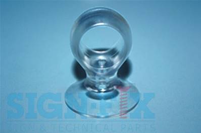 VENTOUSE TRANSPARENTE Ø30MM AVEC ANNEAU