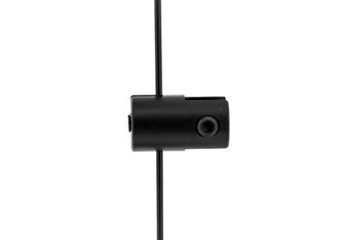 PINCE NOIRE SIMPLE POUR PANNEAU SUSPENDU SUR CABLE