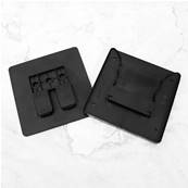 FIXATION INVISIBLE MURAL PIXFIX 100x100mm NOIR