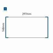 Signalétique Murale RAL5005 148x297mm , Avec Feuille de protection PS