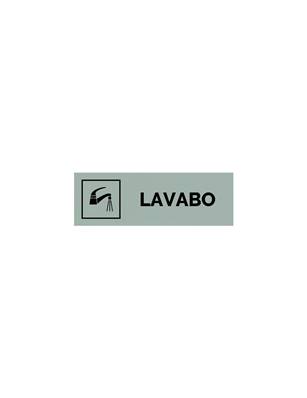 Plaque gravée  LAVABO