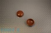 CACHE VIS PLASTIQUE Ø13MM SANDALWOOD BRILLANT