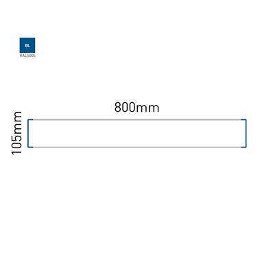 Signalétique Murale RAL5005 105x800mm , Avec Feuille de protection PS