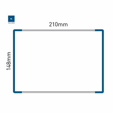 Signalétique Murale RAL5005 148x210mm , Avec Panneau Aluminium