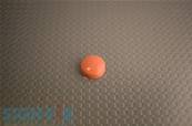 CACHE VIS PLASTIQUE Ø13MM CORAL BRILLANT