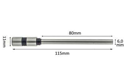 Forets à papier standard Ø6,0mm x 80mm