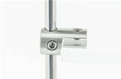 PINCE SIMPLE EN INOX SYSTEME ROD HORIZONTAL