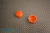 CACHE VIS PLASTIQUE Ø16MM OLGA ORANGE BRILLANT