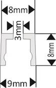 EASYFIX MIDI10 FEMELLE TRANSPARENT (F)