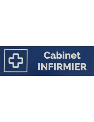 Plaque gravée  CABINET INFIRMIER