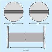 VIS RELIEUR NYLON BLANC Ø5 X 20MM