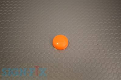 CACHE VIS PLASTIQUE Ø13MM MANDARIN BRILLANT