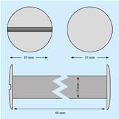 VIS RELIEUR NICKEL Ø5 X 60MM