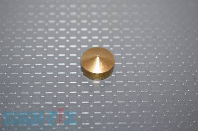 CACHE VIS CONIQUE Ø12MM LAITON