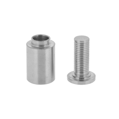 ENTRETOISES AVEC EPAULEMENT QUATTROFIX INOX 304 Ø15x20mm AVEC VERROUILLAGE