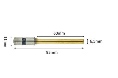 Forets à papier Titanium Ø6,5mm x 60mm