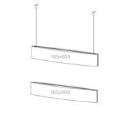 PIXQUICK SUSPENSION 105x600mm MODULE AVEC CÂBLE DE SUSPENSION