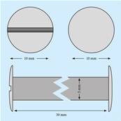 VIS RELIEUR NICKEL Ø5 X 30MM