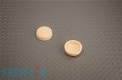 CACHE VIS PLASTIQUE Ø13MM CRYSTAL MAT