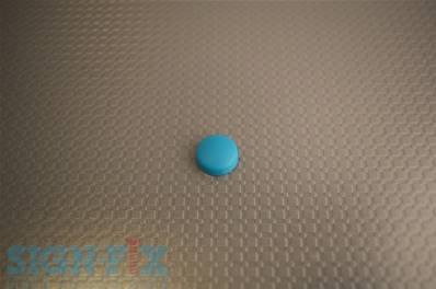 CACHE VIS PLASTIQUE Ø13MM TURQUOISE MAT