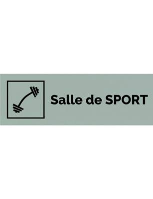 Plaque gravée  SALLE DE SPORT