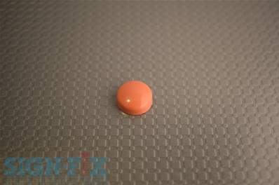 CACHE VIS PLASTIQUE Ø13MM CORAL BRILLANT