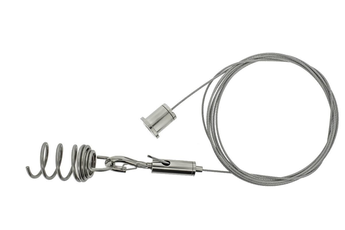 Câble acier Ø1.7 mm pour suspension de panneau - Direct Signalétique