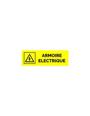 Plaque gravée  ARMOIRE ELECTRIQUE