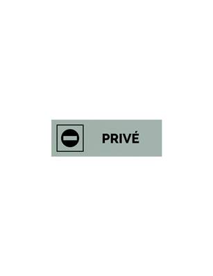 Plaque gravée  PRIVE